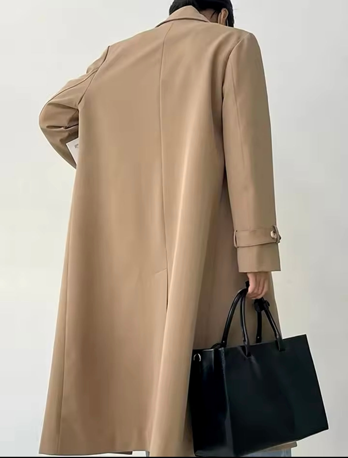 Detachable Collar Trench Coat