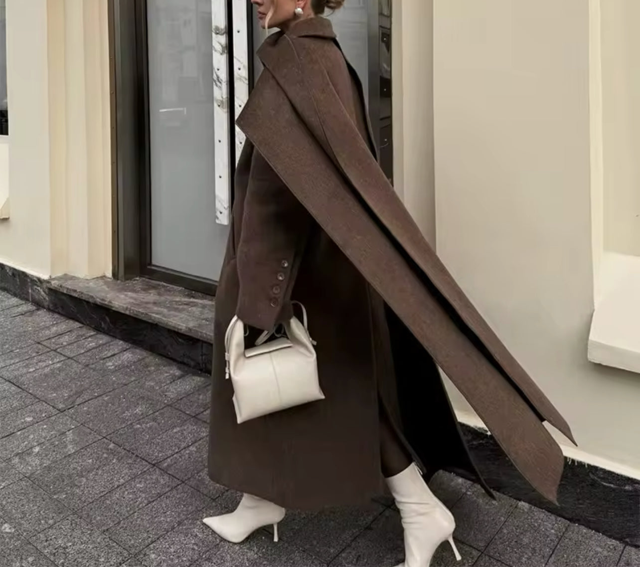 Oversized Scarf Coat