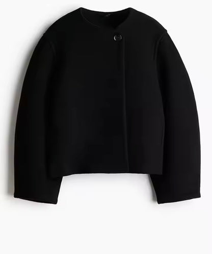 Round Neck Short Coat