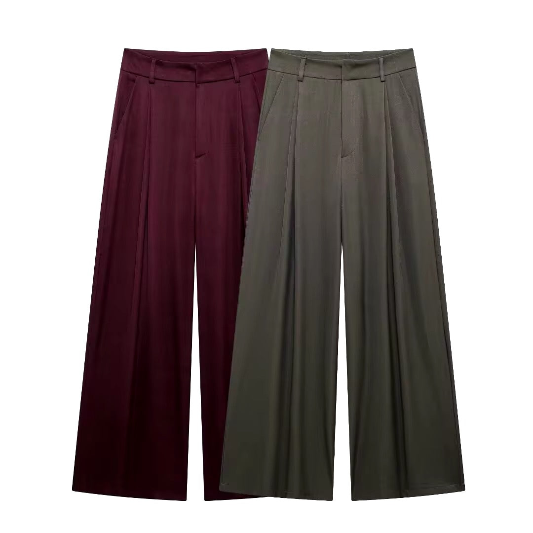 Double Pleat Trouser Multi-Colors