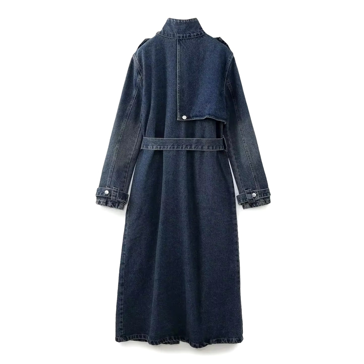 Dark Jeans Trench Coat